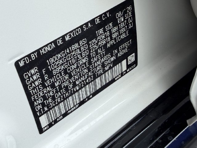 New 2027 Honda HR-V EX-L image 25