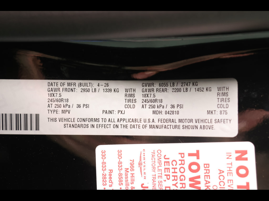 New 2027 Chrysler Pacifica Select w/ S Appearance Package FWD image 25