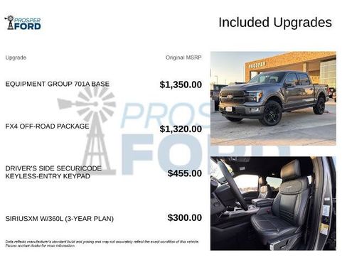 New 2026 Ford F150 Platinum w/ Equipment Group 701A Base image 3