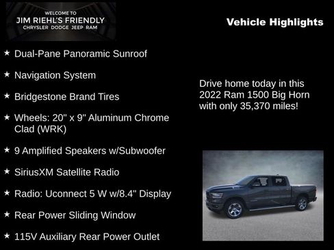 Certified 2022 RAM 1500 Big Horn AWD/4WD image 5