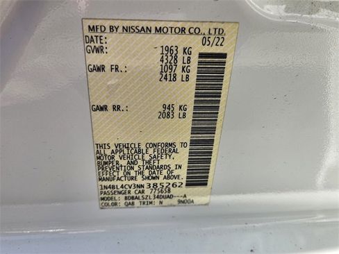 Used 2022 Nissan Altima 2.5 SR w/ Midnight Edition Package image 13