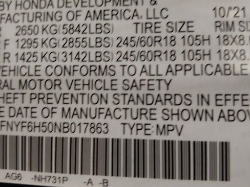 Used 2022 Honda Pilot EX-L image 34