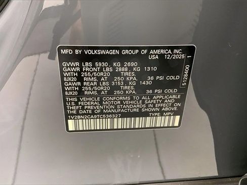 New 2026 Volkswagen Atlas SEL image 14