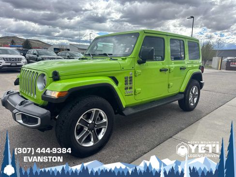 Used 2021 Jeep Wrangler Unlimited Sahara w/ Uconnect 4C Nav & Sound Group AWD/4WD image 7