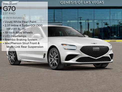 New 2026 Genesis G70 2.5T RWD image 3