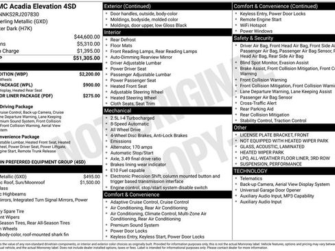 Used 2024 GMC Acadia Elevation w/ Black Edition AWD/4WD image 5