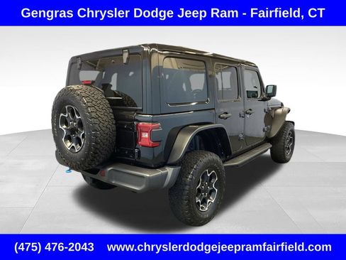 Certified 2022 Jeep Wrangler Unlimited Rubicon 4xe w/ Cold Weather Group AWD/4WD image 6