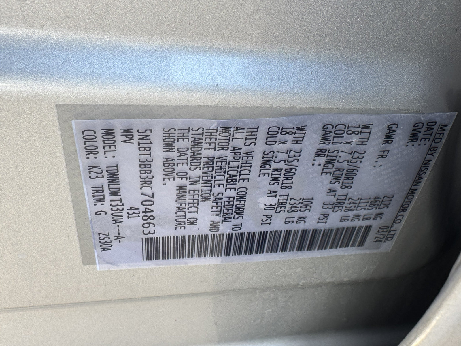Used 2024 Nissan Rogue SV AWD/4WD image 36
