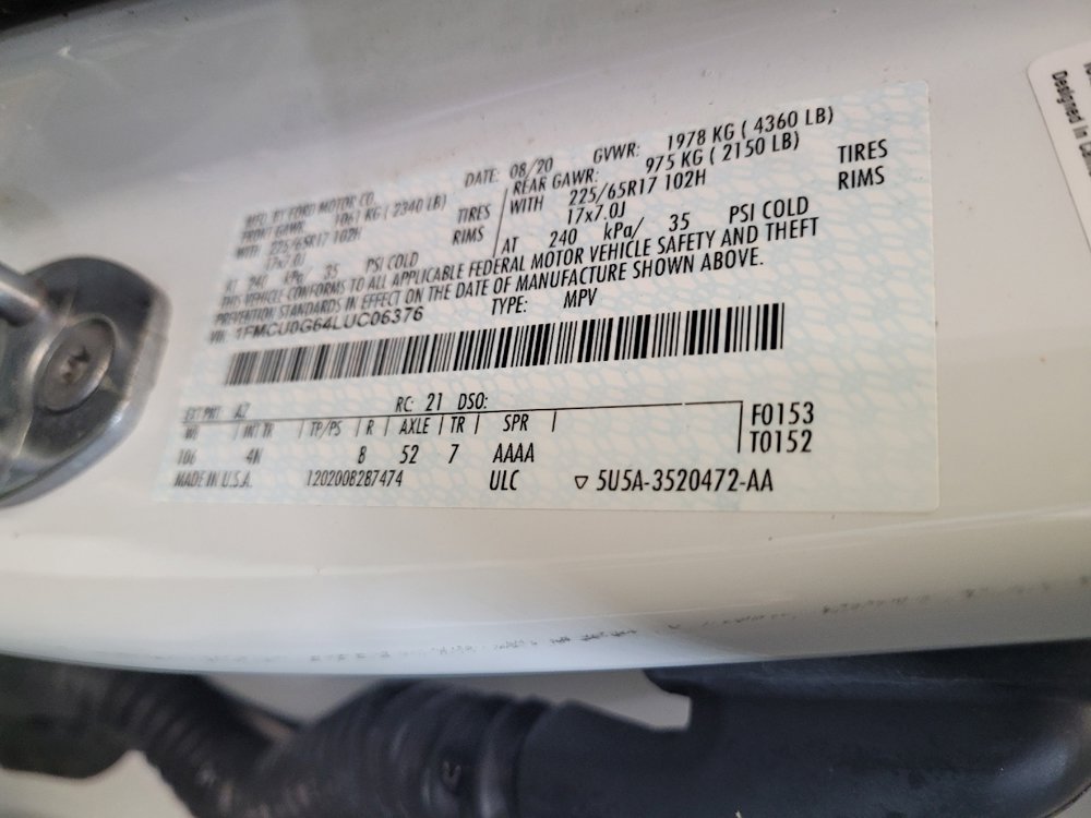 Used 2020 Ford Escape SE FWD image 33