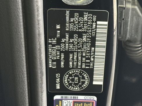 Used 2025 Kia Sorento X-Line EX AWD/4WD image 28