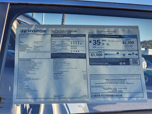 New 2025 Hyundai Tucson SEL image 13