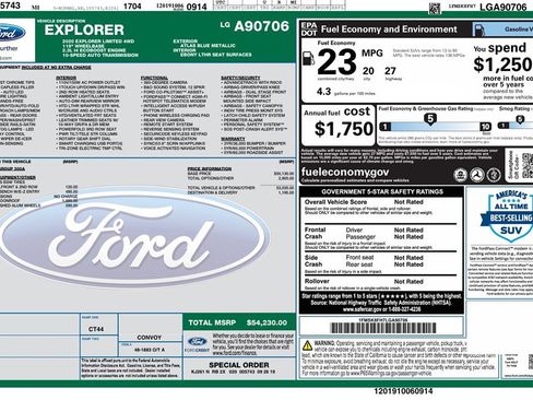Used 2020 Ford Explorer Limited image 23