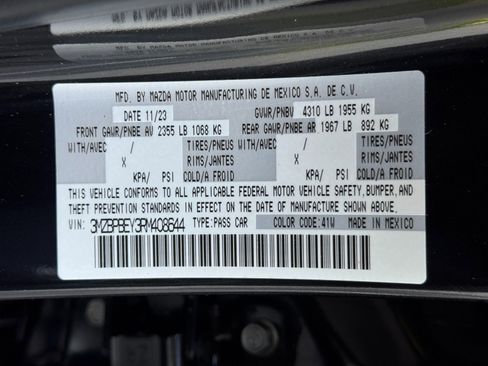 Used 2024 MAZDA MAZDA3 2.5 Turbo Sedan w/Premium Plus image 45