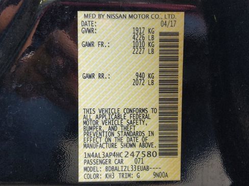 Used 2017 Nissan Altima 2.5 SV FWD image 33