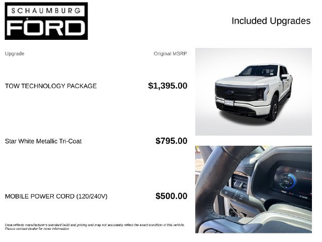 Used 2023 Ford F150 Lightning Lariat w/ Tow Technology Package AWD/4WD image 4