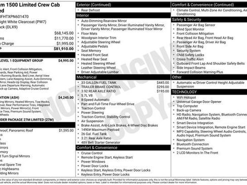 Used 2023 RAM 1500 Limited AWD/4WD image 39
