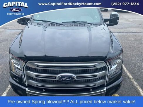 Used 2015 Ford F150 Platinum w/ Equipment Group 701A Luxury AWD/4WD image 1