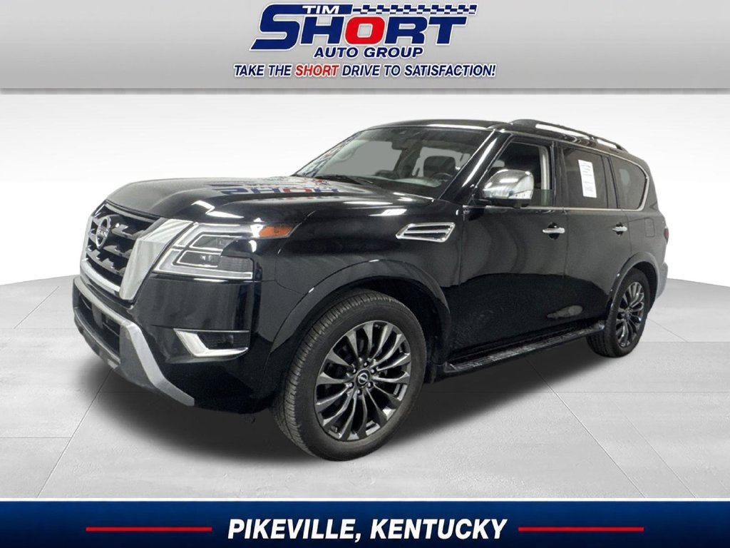 Used 2023 Nissan Armada Platinum w/ Captain's Chairs Package AWD/4WD 360° Tour
