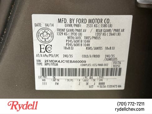 Used 2014 Ford Edge SEL w/ Driver Entry Package AWD/4WD image 22