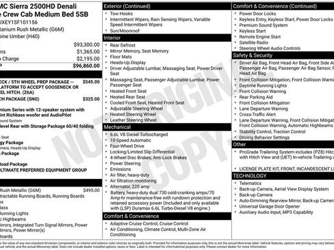 Used 2025 GMC Sierra 2500 Denali Ultimate AWD/4WD image 1