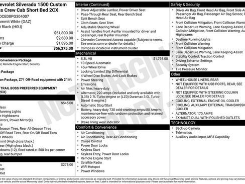Used 2023 Chevrolet Silverado 1500 Custom Trail Boss AWD/4WD image 4