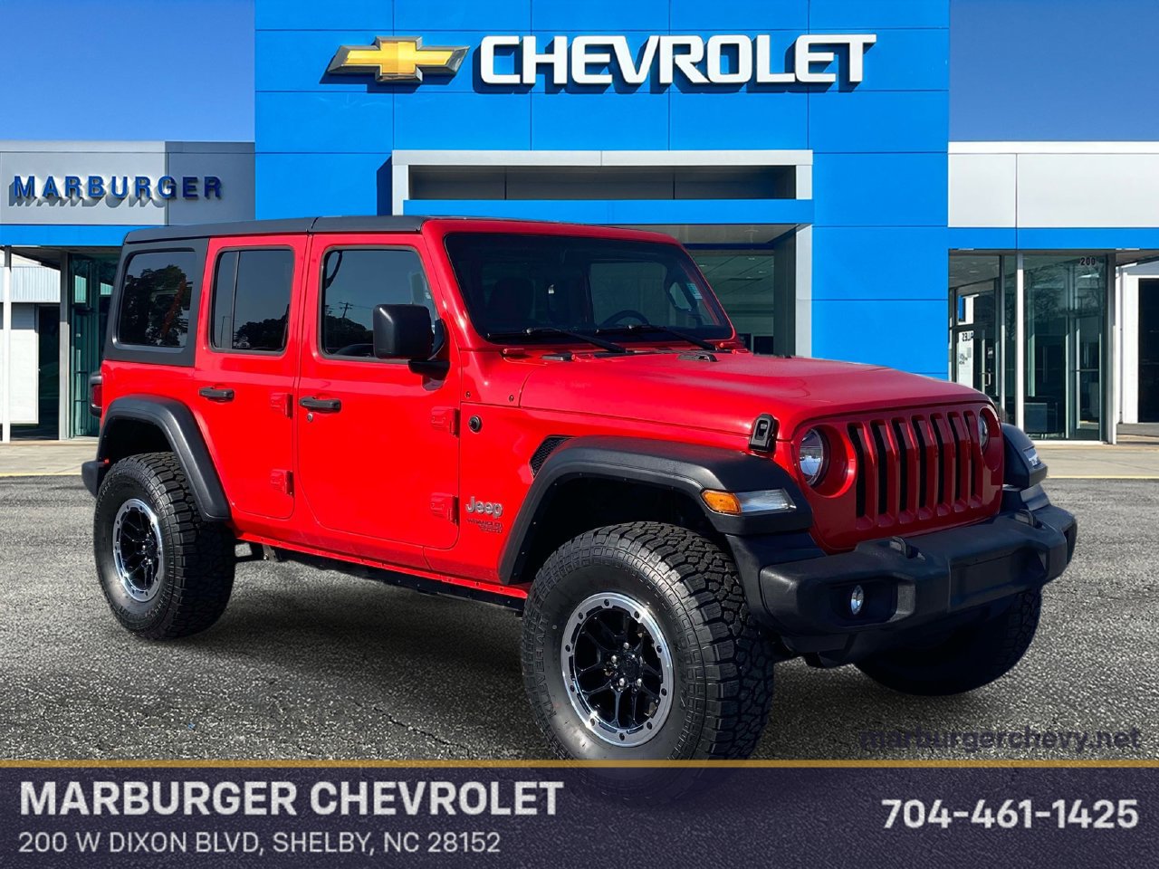 Used 2019 Jeep Wrangler Unlimited Sport S AWD/4WD image 1