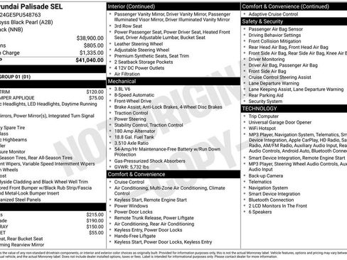 Used 2023 Hyundai Palisade SEL FWD image 1
