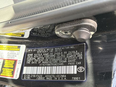 Used 2023 Toyota Camry LE FWD image 22