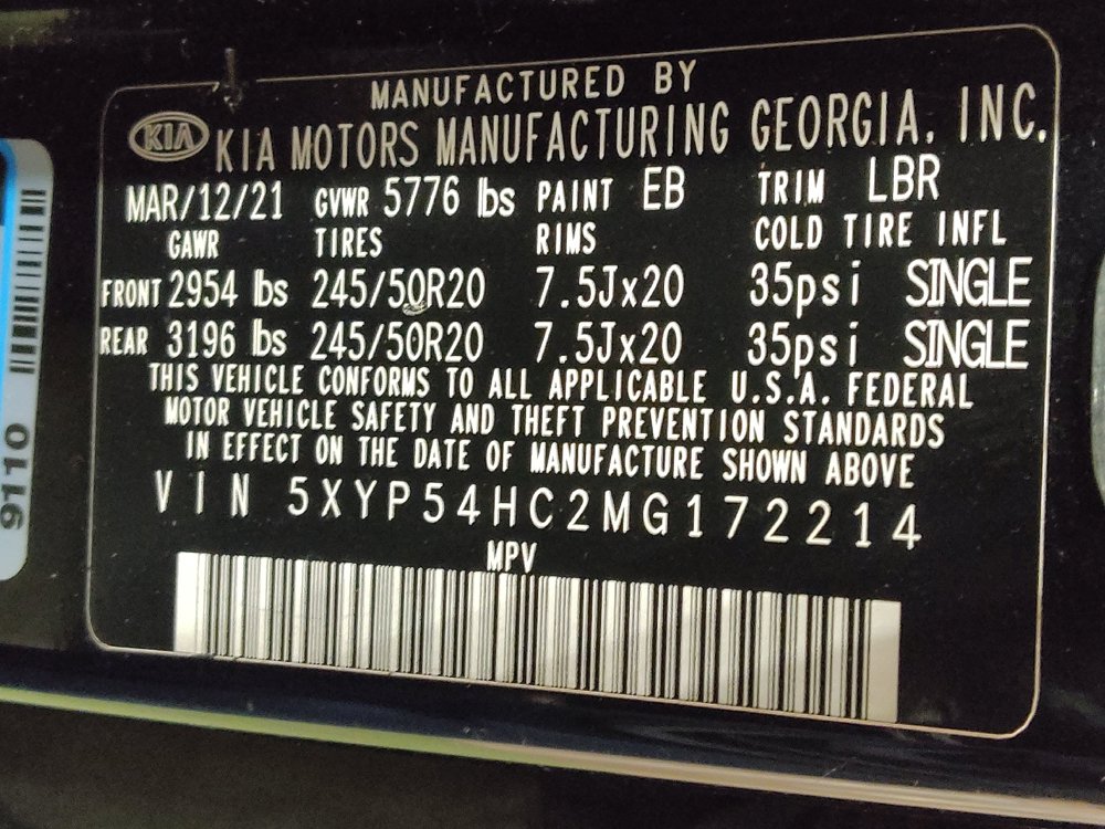 Used 2021 Kia Telluride SX FWD image 33