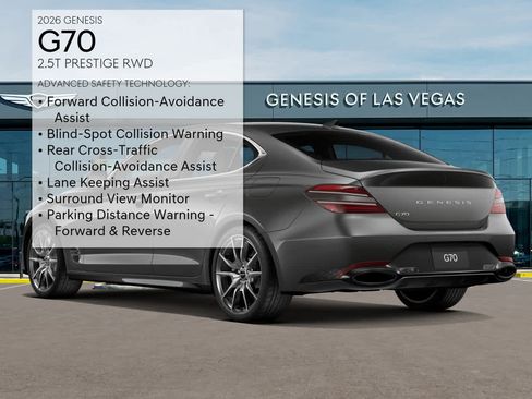 New 2026 Genesis G70 2.5T Prestige RWD image 7