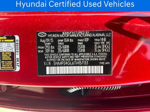 Certified 2026 Hyundai Santa Fe SEL FWD image 32