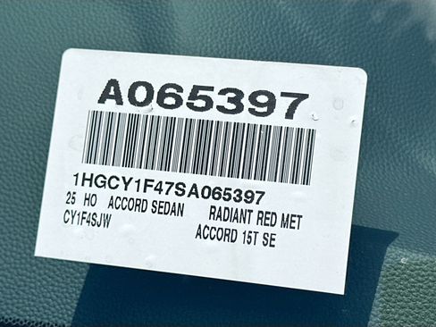 New 2025 Honda Accord SE image 26