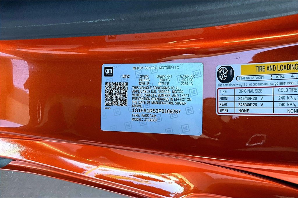 Used 2023 Chevrolet Camaro LT w/ RS Package RWD image 34