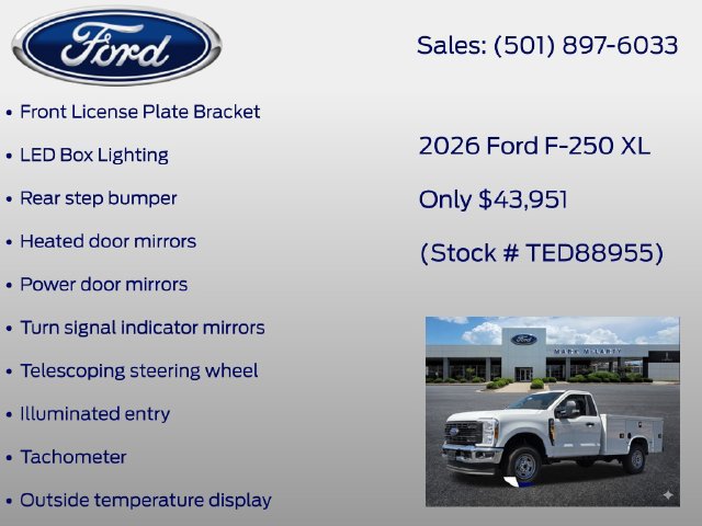 New 2026 Ford F250 XL w/ XL Chrome Package AWD/4WD image 24