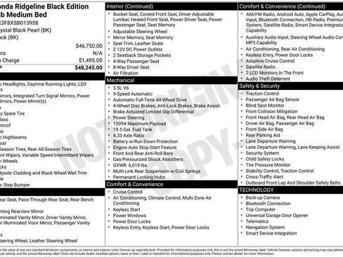 Used 2025 Honda Ridgeline Black Edition image 3