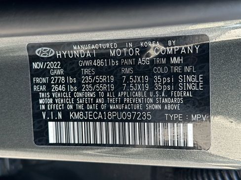 Certified 2023 Hyundai Tucson Limited AWD/4WD image 33