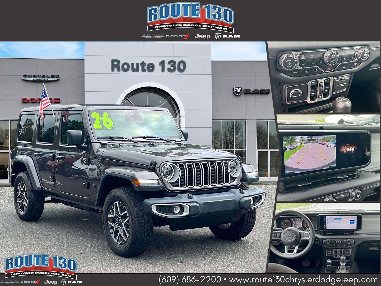 Used 2026 Jeep Wrangler Unlimited Sahara AWD/4WD image 1