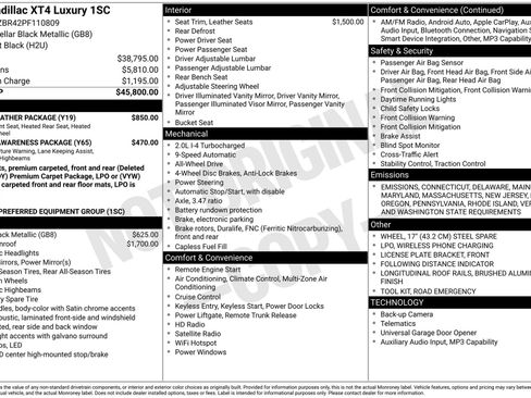 Used 2023 Cadillac XT4 Luxury w/ Cold Weather Package image 4