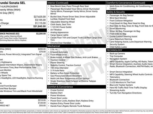 Used 2023 Hyundai Sonata SEL w/ Convenience Package FWD image 6