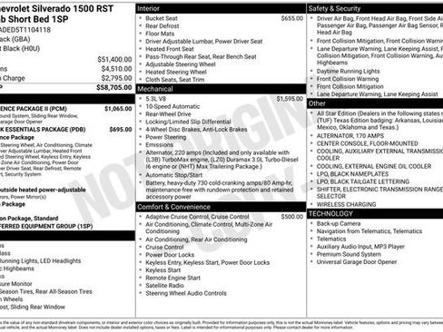 New 2026 Chevrolet Silverado 1500 RST w/ Convenience Package II RWD image 5