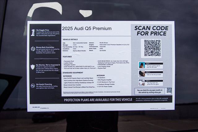 Certified 2025 Audi Q5 Premium w/ Convenience Package AWD/4WD image 29