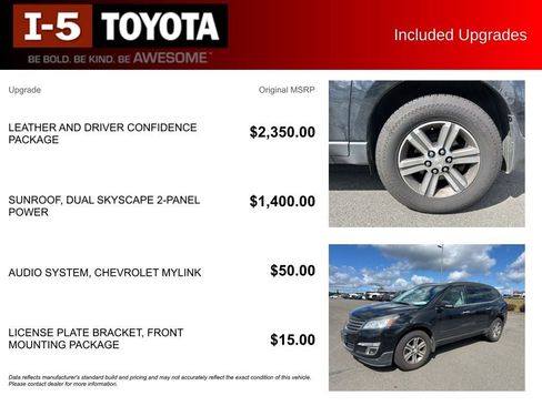 Used 2016 Chevrolet Traverse LT image 5