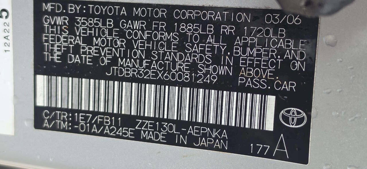 Used 2006 Toyota Corolla LE FWD image 10