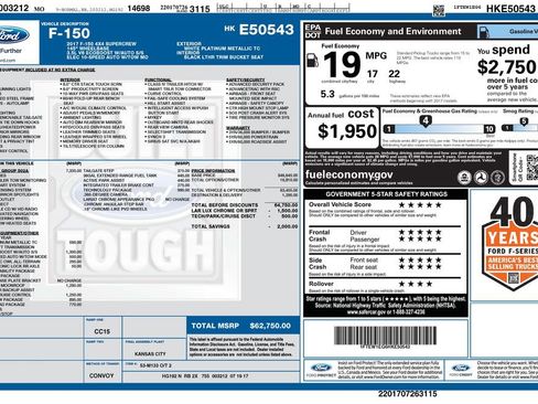 Used 2017 Ford F150 Lariat w/ Equipment Group 502A Luxury image 10