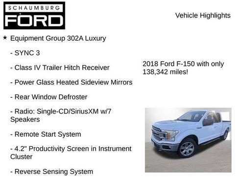 Used 2018 Ford F150 XLT w/ Equipment Group 302A Luxury image 8