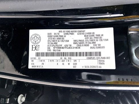 Used 2018 Ford F450 Platinum w/ Platinum Ultimate Package image 36