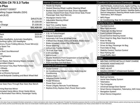 New 2026 MAZDA CX-70 3.3 Turbo w/ Premium Plus Pkg image 22