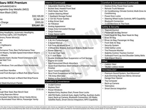 Used 2022 Subaru WRX Premium image 19