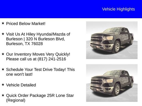 Used 2022 RAM 1500 Lone Star image 10