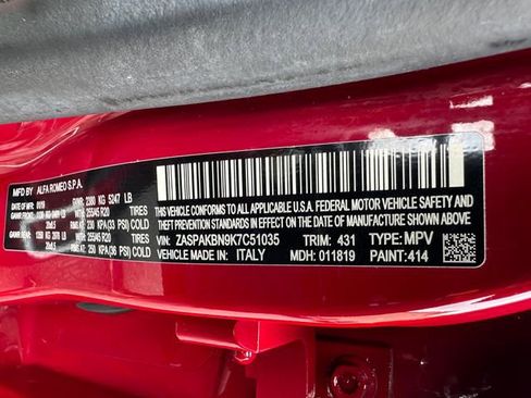 Used 2019 Alfa Romeo Stelvio Ti w/ Nero Edizione image 41